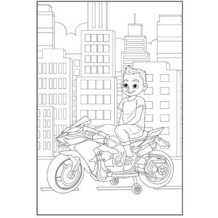 My Fun Colouring Book For Boys