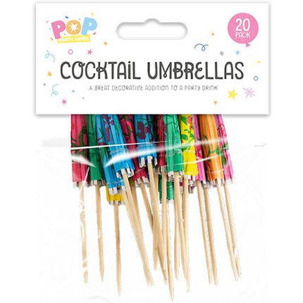 20 Cocktail Umbrella Sticks