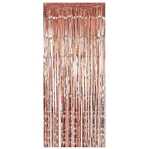 Rose Gold Foil Door Curtain