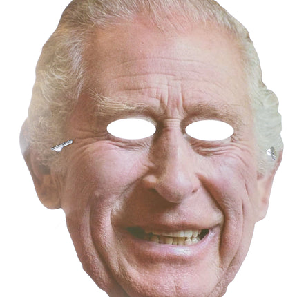King Charles Full Face Cardboard Mask
