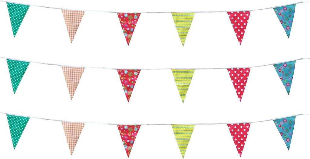 Vintage Tea Party 10m Triangle Bunting