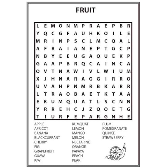 A4 Mega Large Print Modern Word Search Book