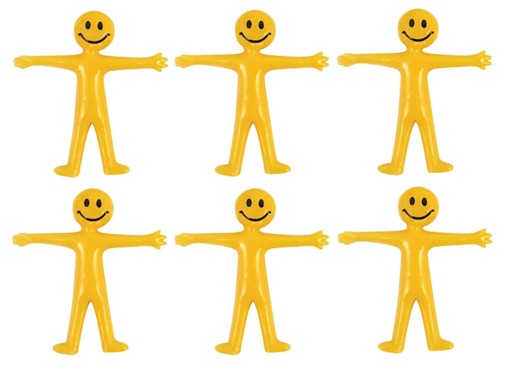 6 Stretchy Happy Face Men