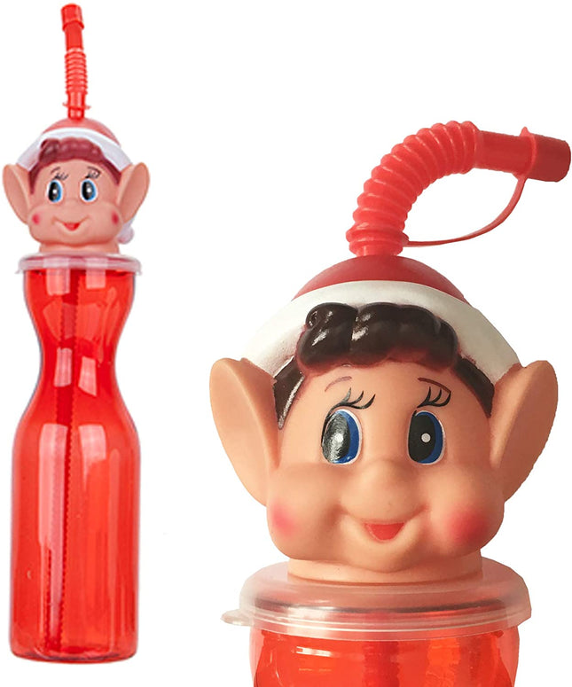 500ml Christmas Red Elf Bottle