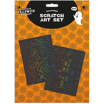 Halloween Scratch Art Set