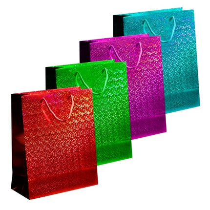Coloured Holographic Extra Large Gift Bag