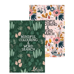 A5 Mindfulness Colouring Wordsearch Book