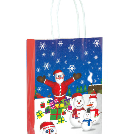 6 Christmas Bags With Handles