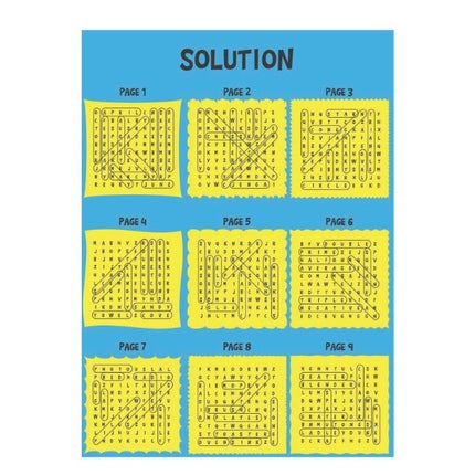 Kids Word Search Puzzle Book