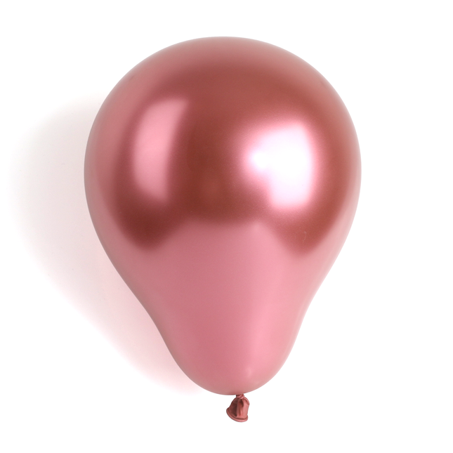 50 Metallic Red 7" Latex Balloons