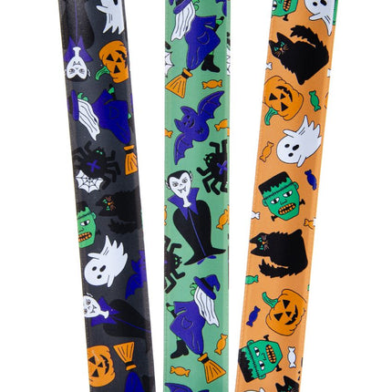 6 Halloween Slap Bracelets