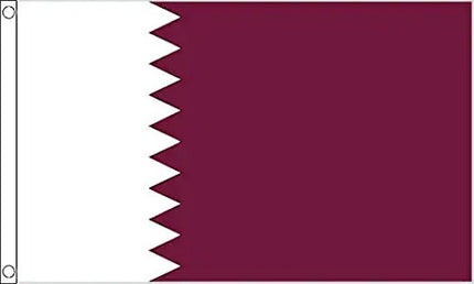 Large Qatar 5ft x 3ft Flag