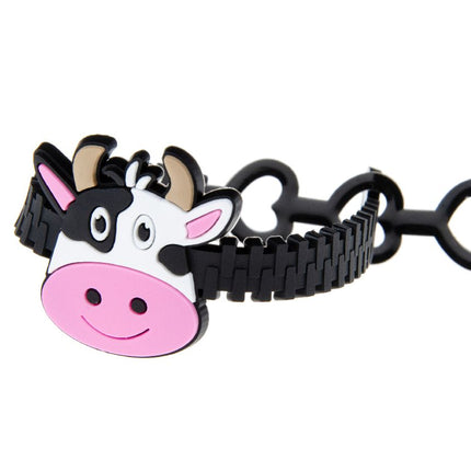 6 Adjustable Farm Rubber Bracelets