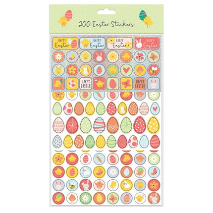 200 Easter Stickers