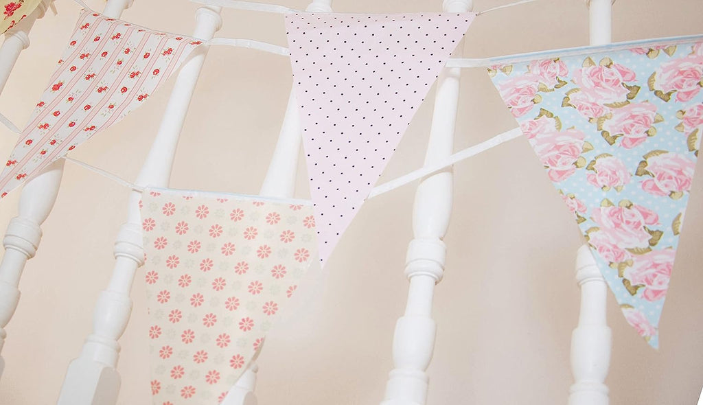Shabby Chic Vintage 10m Triangle Bunting