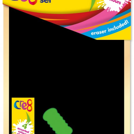 Chalk Board Set With Chalks & Eraser