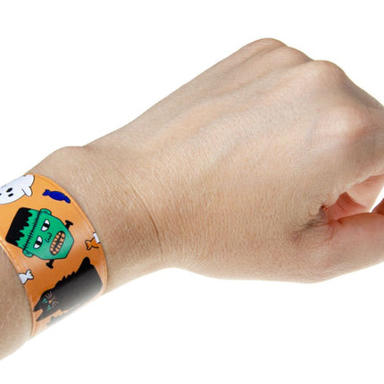 6 Halloween Slap Bracelets
