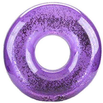 Inflatable Purple Glitter Filled 24" Swim Ring