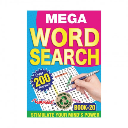 A5 Mega Word Search Book