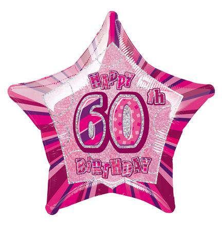 60th - Pink Glitz - Party Perfecto