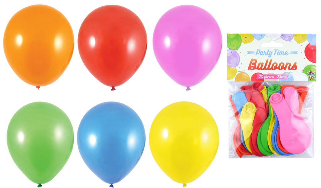 20 Assorted Colour Balloons