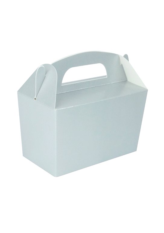 12 Silver Snack Boxes