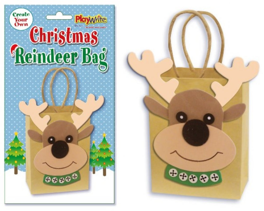 Make-Your-Own Reindeer Paper Gift Bag