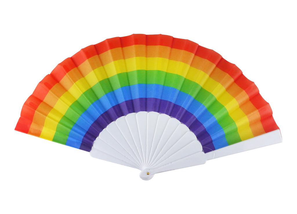Pride Rainbow Folding Fan