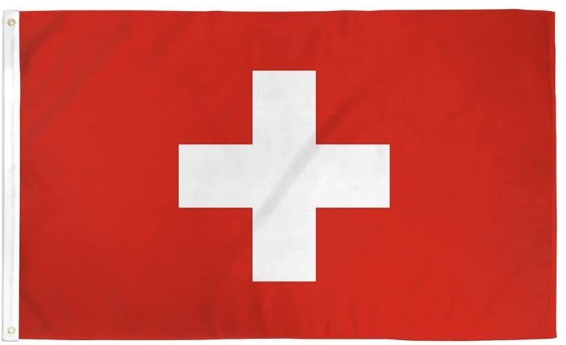 Large Switzerland 5ft x 3ft Flag