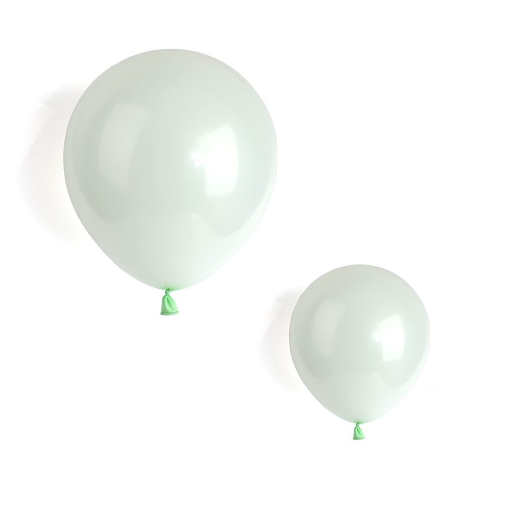 10 Pearlised Lime Green 12" Latex Balloons