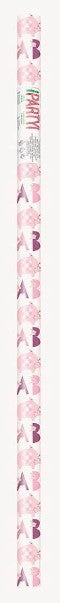 Pink Elephant Gift Wrap Roll 30" x 5ft