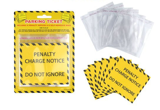6 Fake Parking Tickets