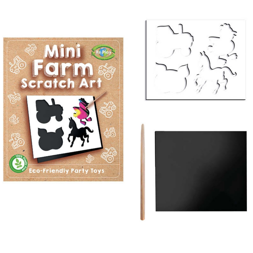 Re:Play Mini Farm Scratch Art