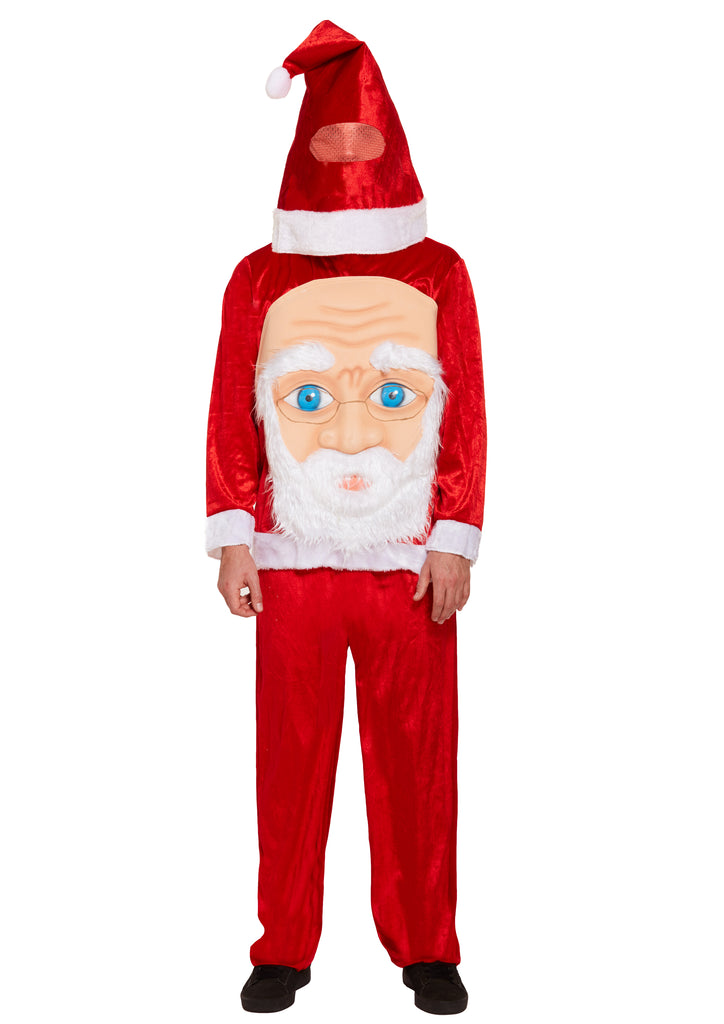 Adult Santa Jumbo Face Costume