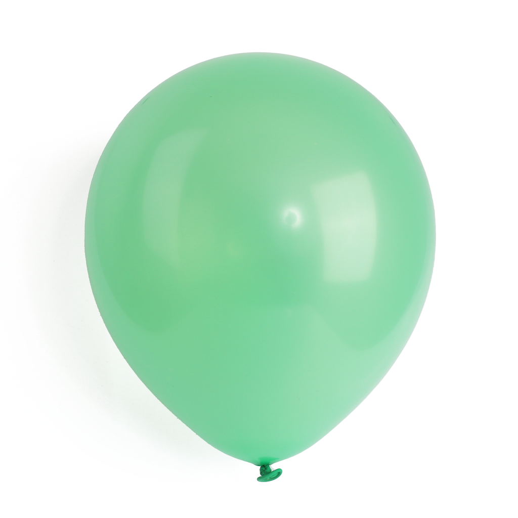 100 Pearlised Evergreen 7" Latex Balloons
