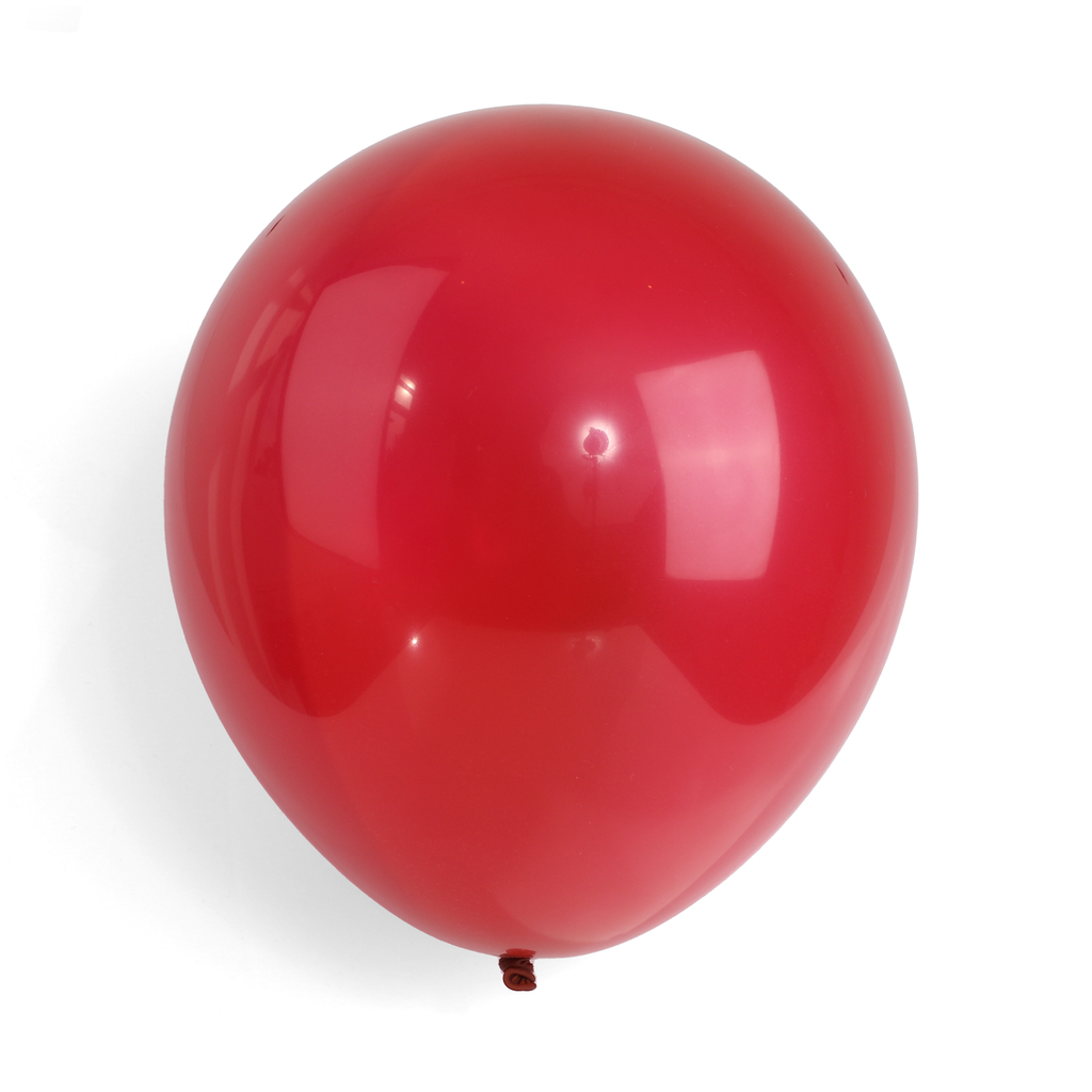 50 Pearlised Burgundy 7" Latex Balloons