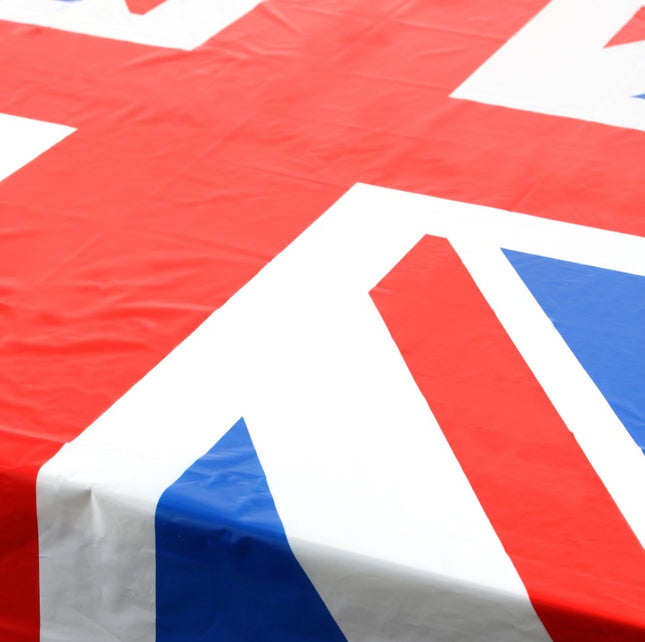Union Jack Plastic Table Cover