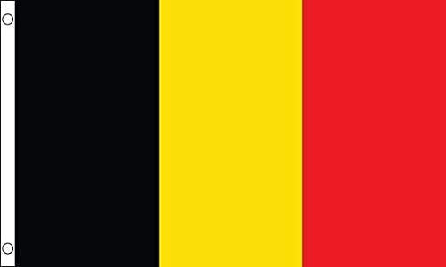 Large Belgium 5ft x 3ft Flag
