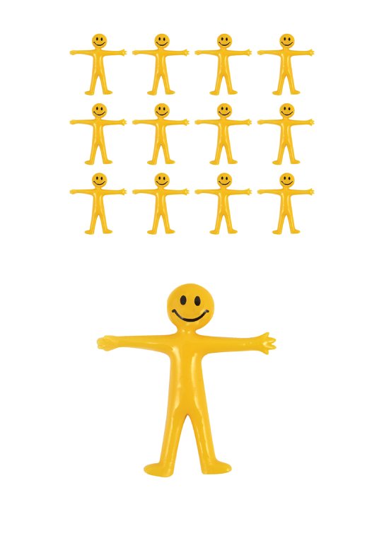 12 Yellow Stretchy Smile Men