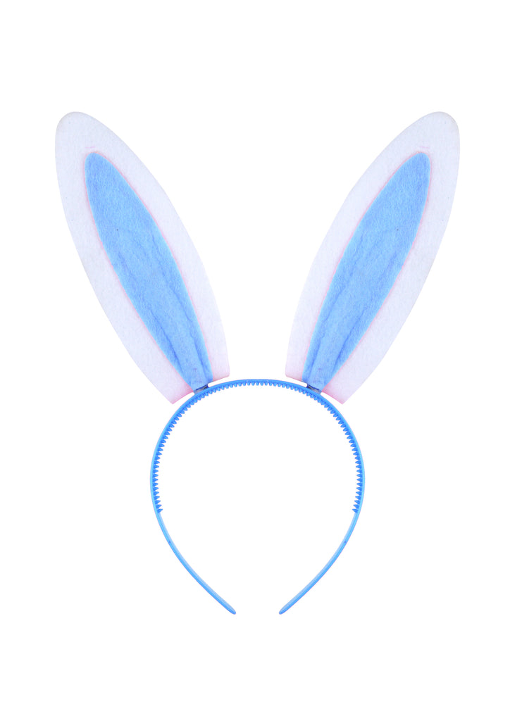 Blue Bunny Ears Headband