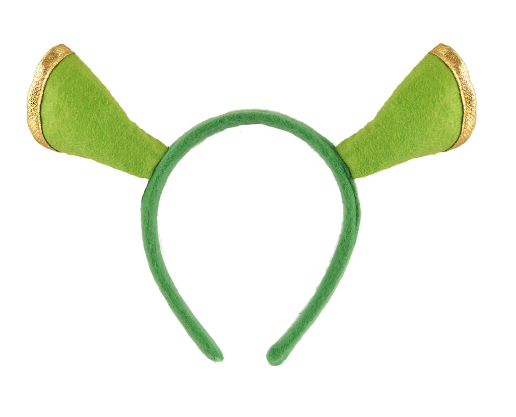 Green Ogre Ears Headband
