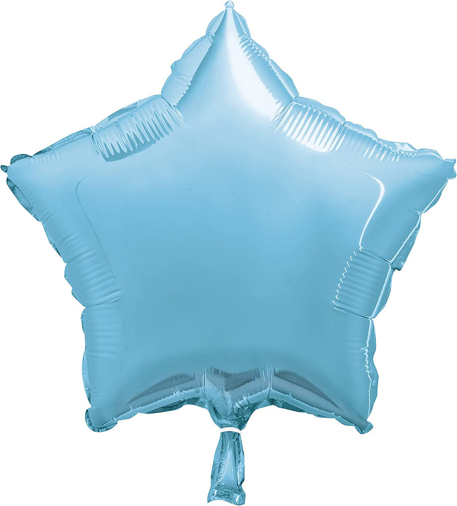 Baby Blue 18" Star Foil Balloon