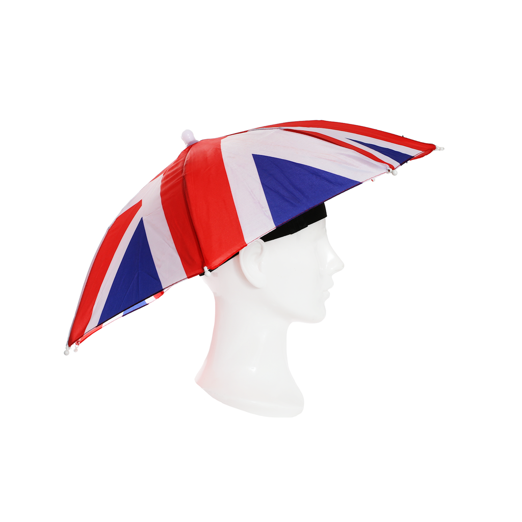 Union Jack Umbrella Hat