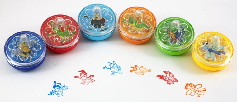 6 Insect Spinning Top Stampers