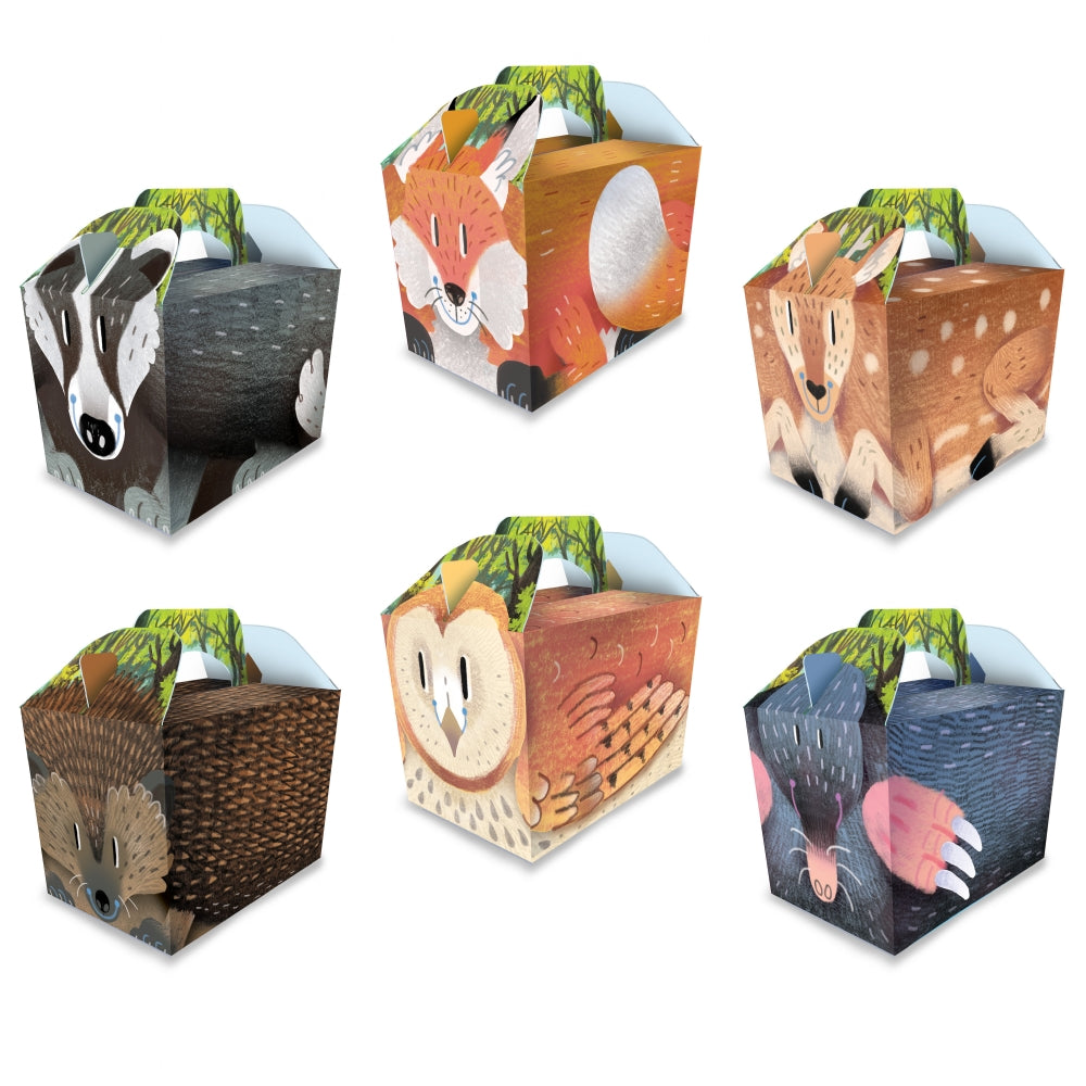 10 Woodland Animal Party Lunch Boxes