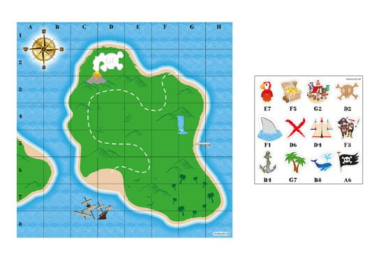 6 Pirate Treasure Map Games
