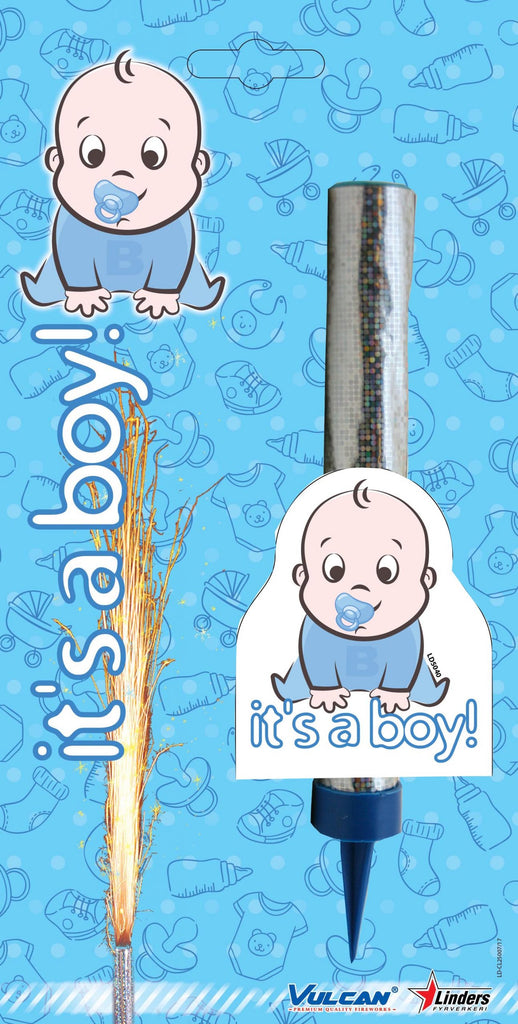 'It's A Boy' Gender Reveal Fountain Candle