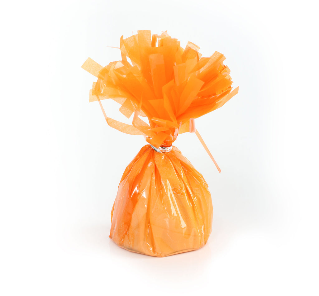 Large Pastel Orange Foil Balloon Weight