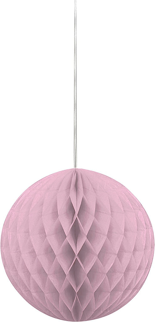 Lovely Pink 8" Honeycomb Ball Decoration