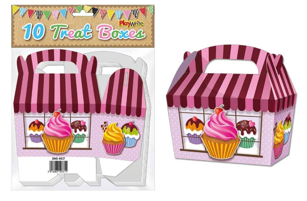 10 Cupcake Treat Boxes